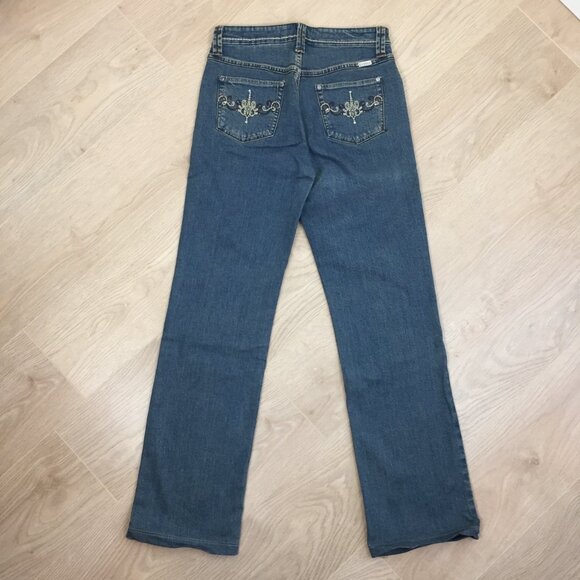 Women's 90's Vintage Lawman Western Boot Cut Jeans sz 8 - Picture 6 of 9